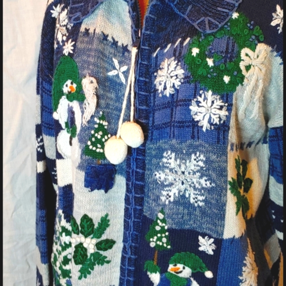 Ugly Vintage Christmas sweater. - Picture 3 of 12